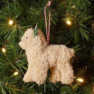 Goldendoodle Dog Headband Ornament Felted Wool Target Wondershop New